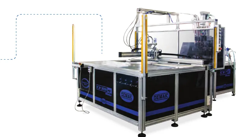 Demak large-format robotic bench